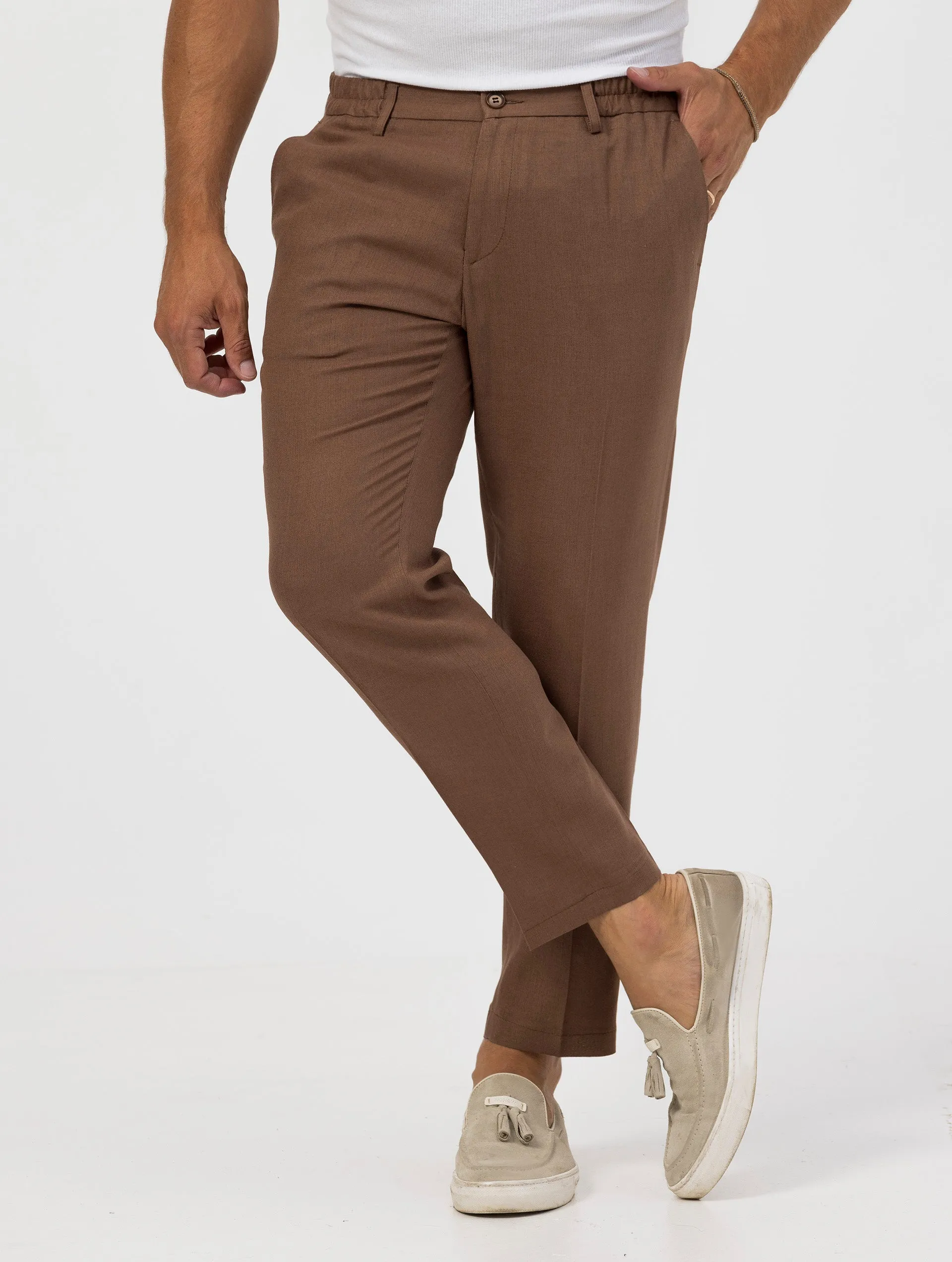 AKITA PANTALON CASUAL TABACCO