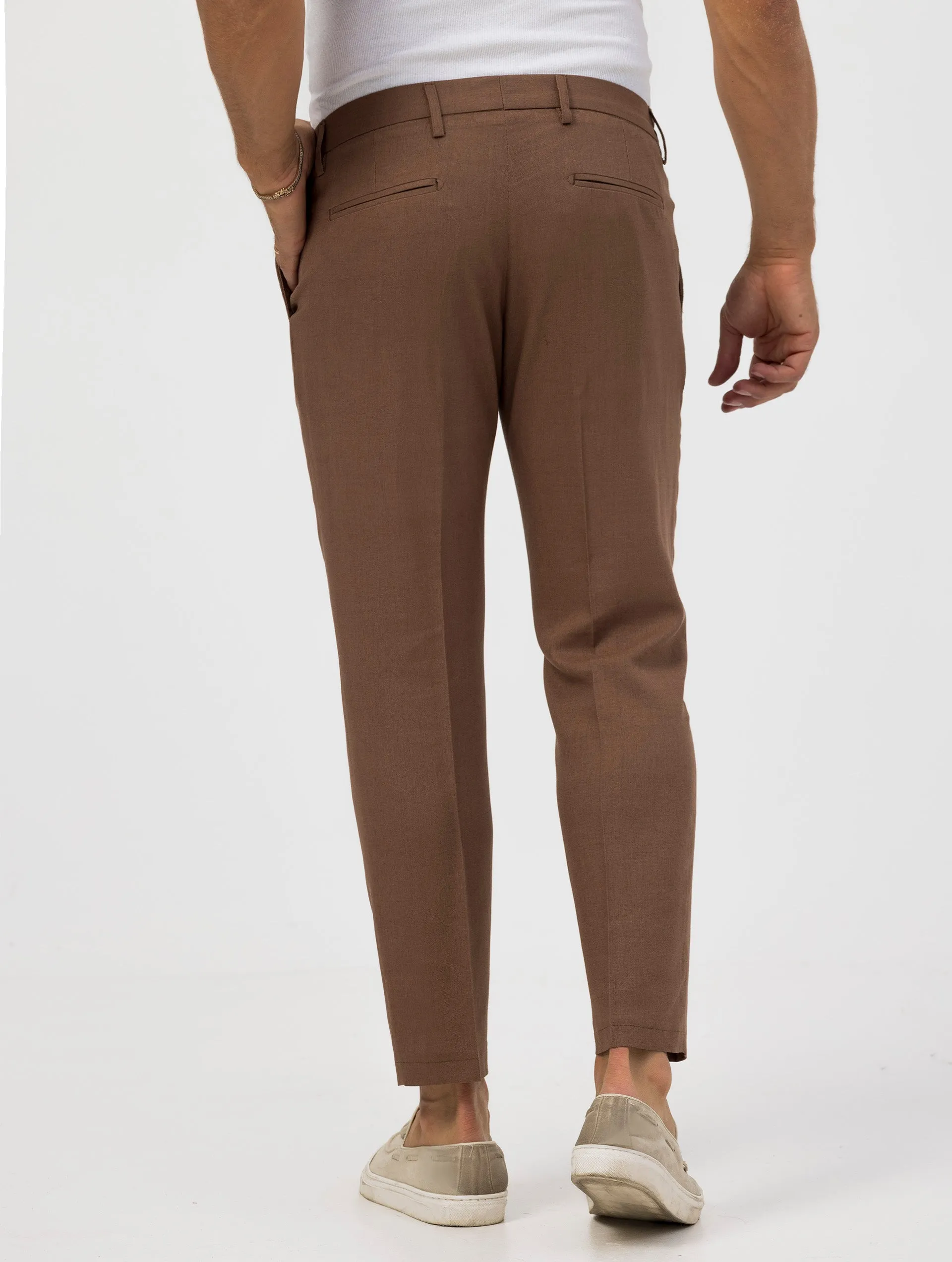 AKITA PANTALON CASUAL TABACCO