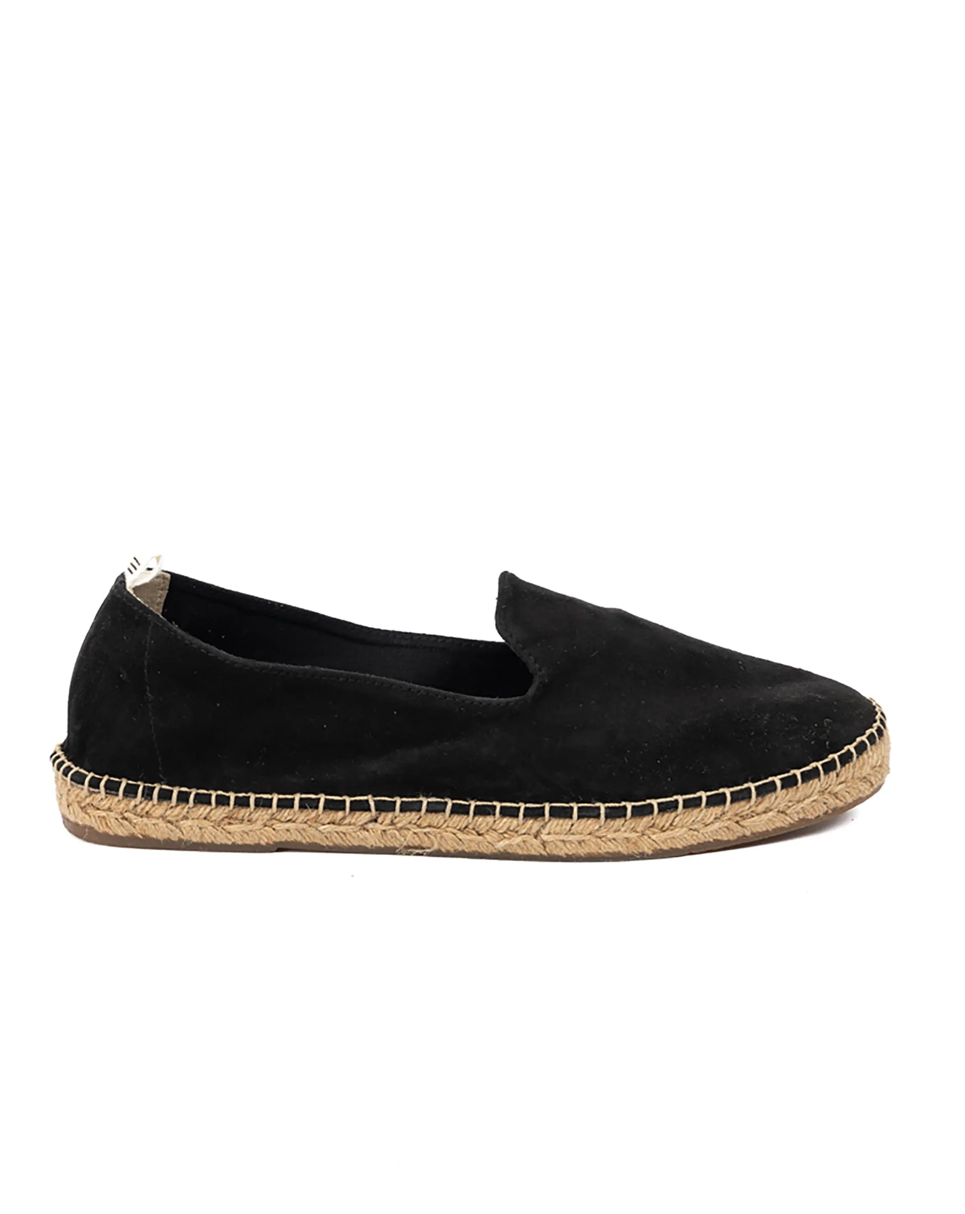 Atene - espadrillas camoscio nero