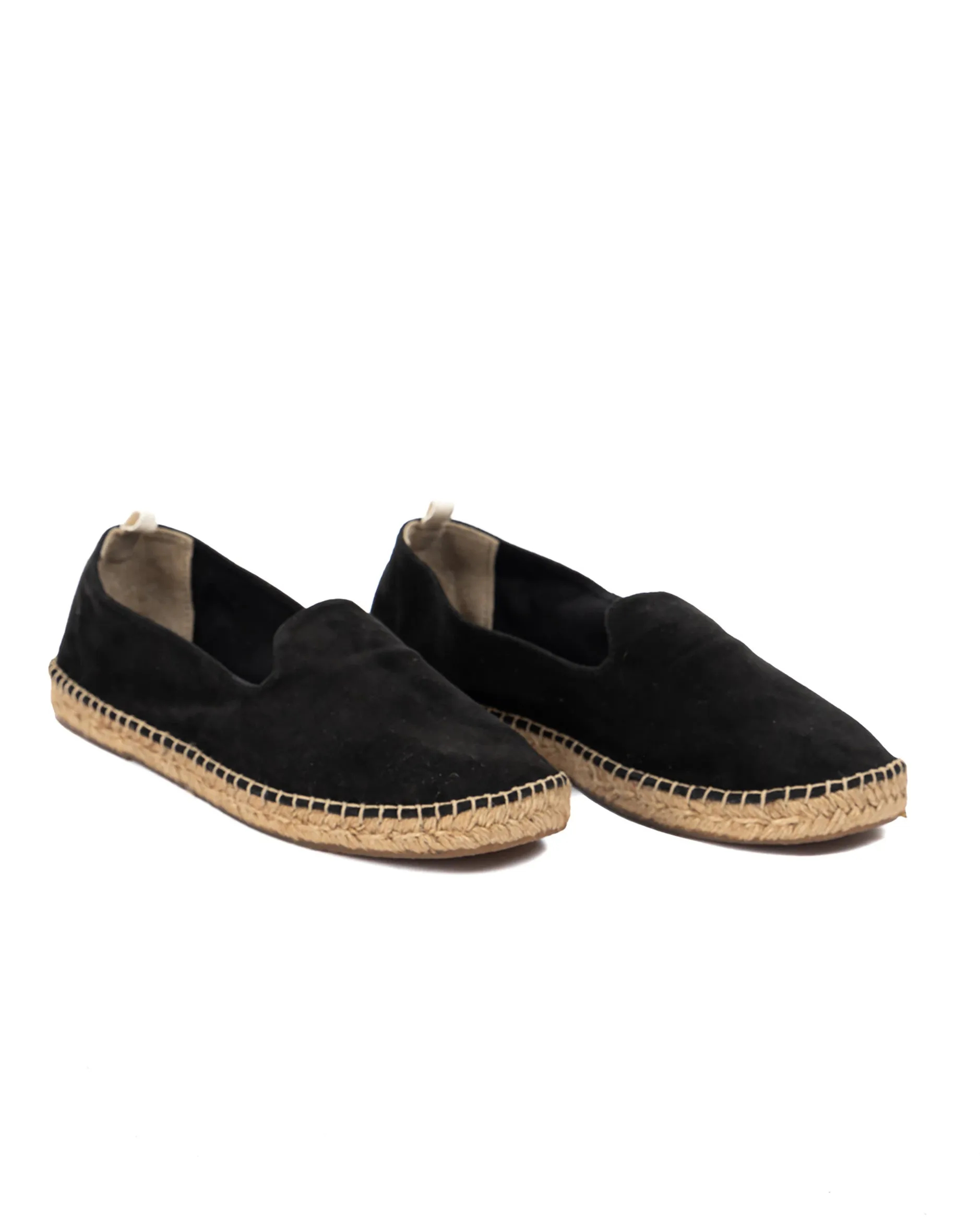 Atene - espadrillas camoscio nero