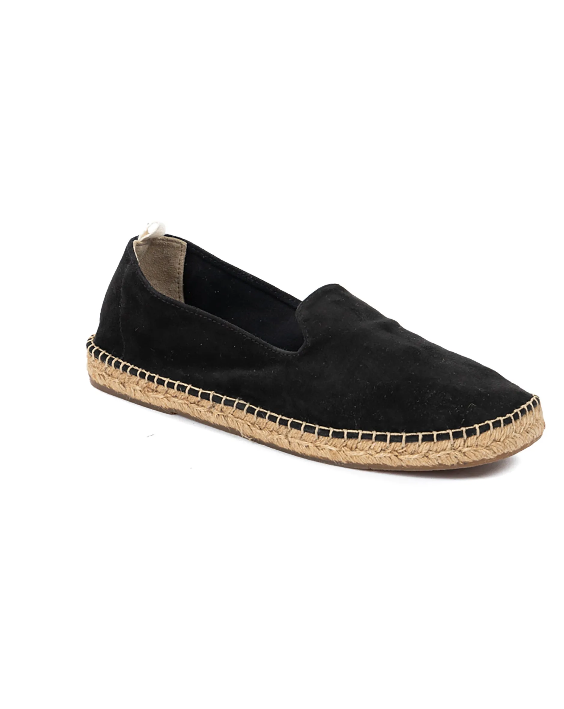 Atene - espadrillas camoscio nero