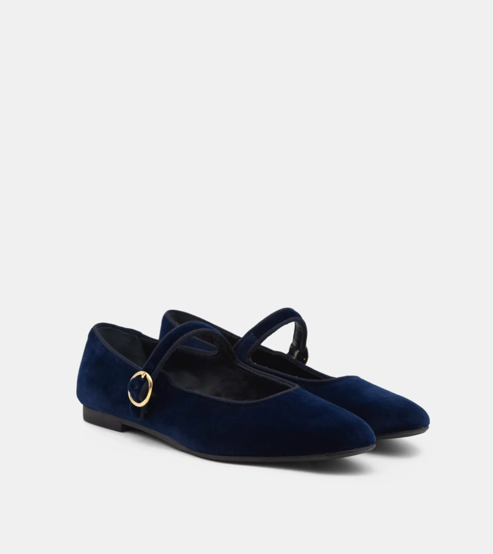 BALLERINE VELLUTO BLU