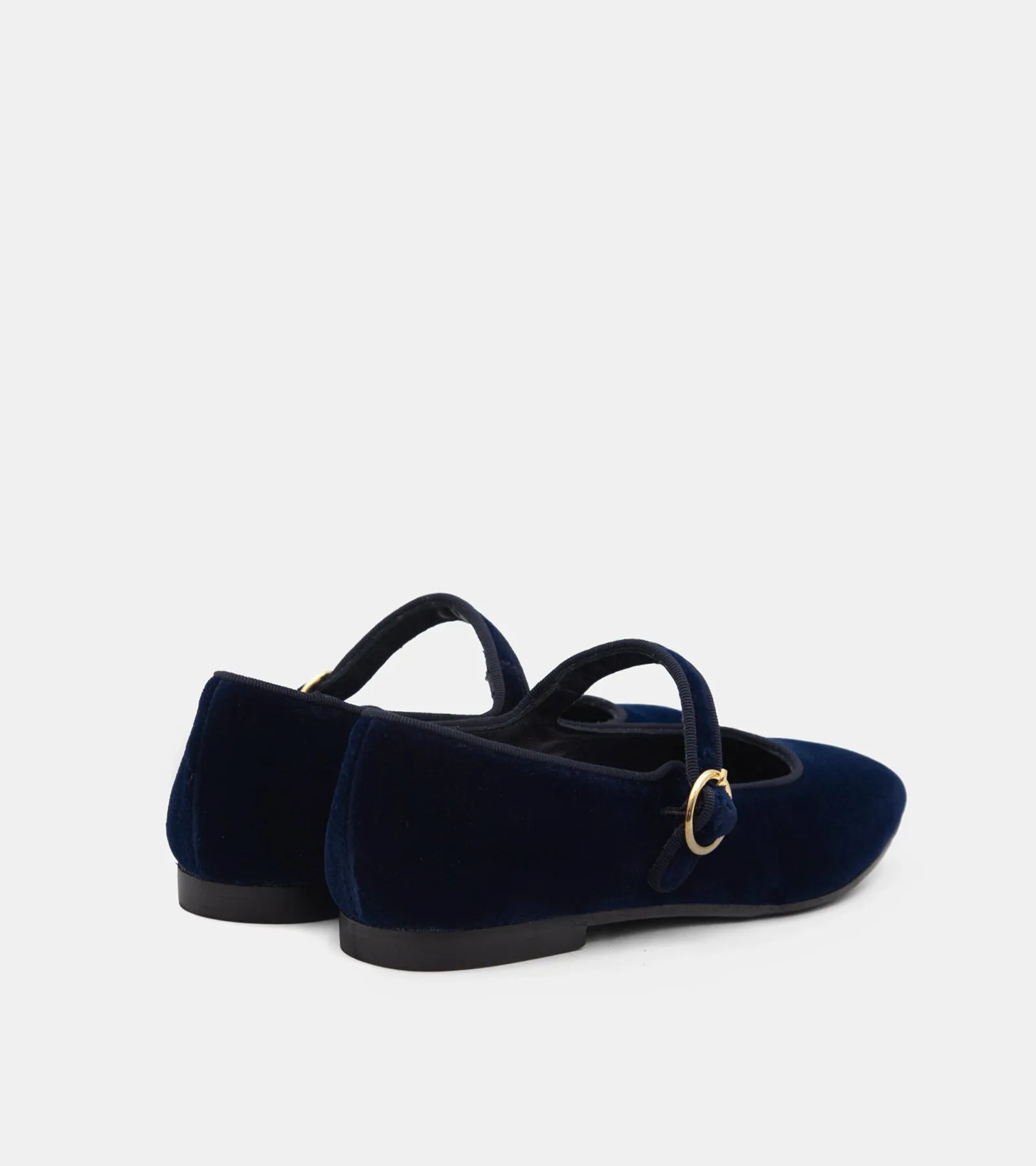 BALLERINE VELLUTO BLU