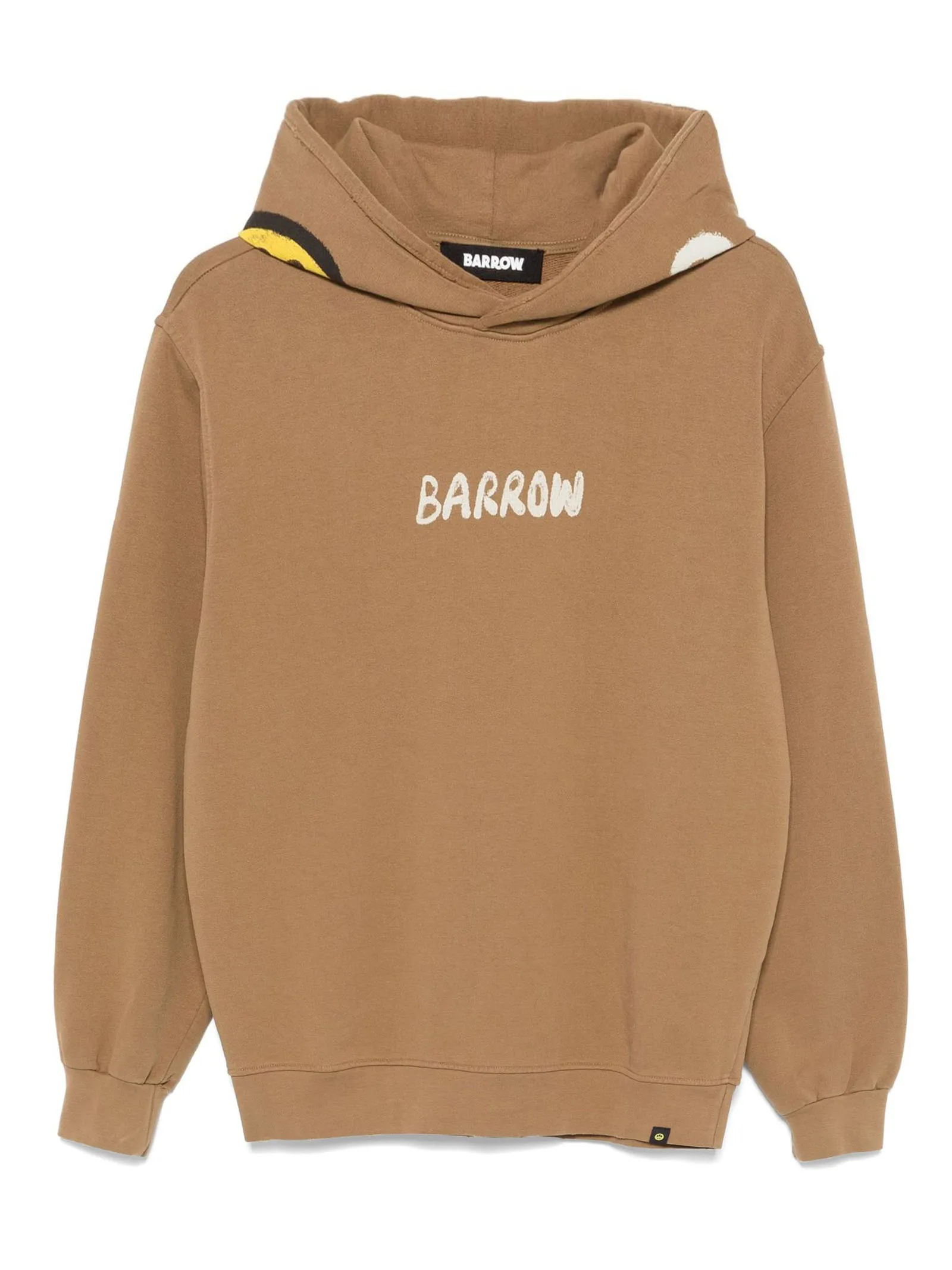 BARROW Abbigliamento,Felpe Felpa con cappuccio in cotone marrone 