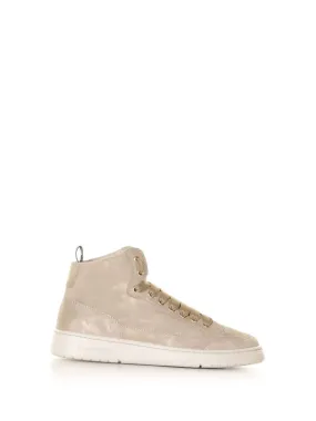 Beige nubuck sneaker