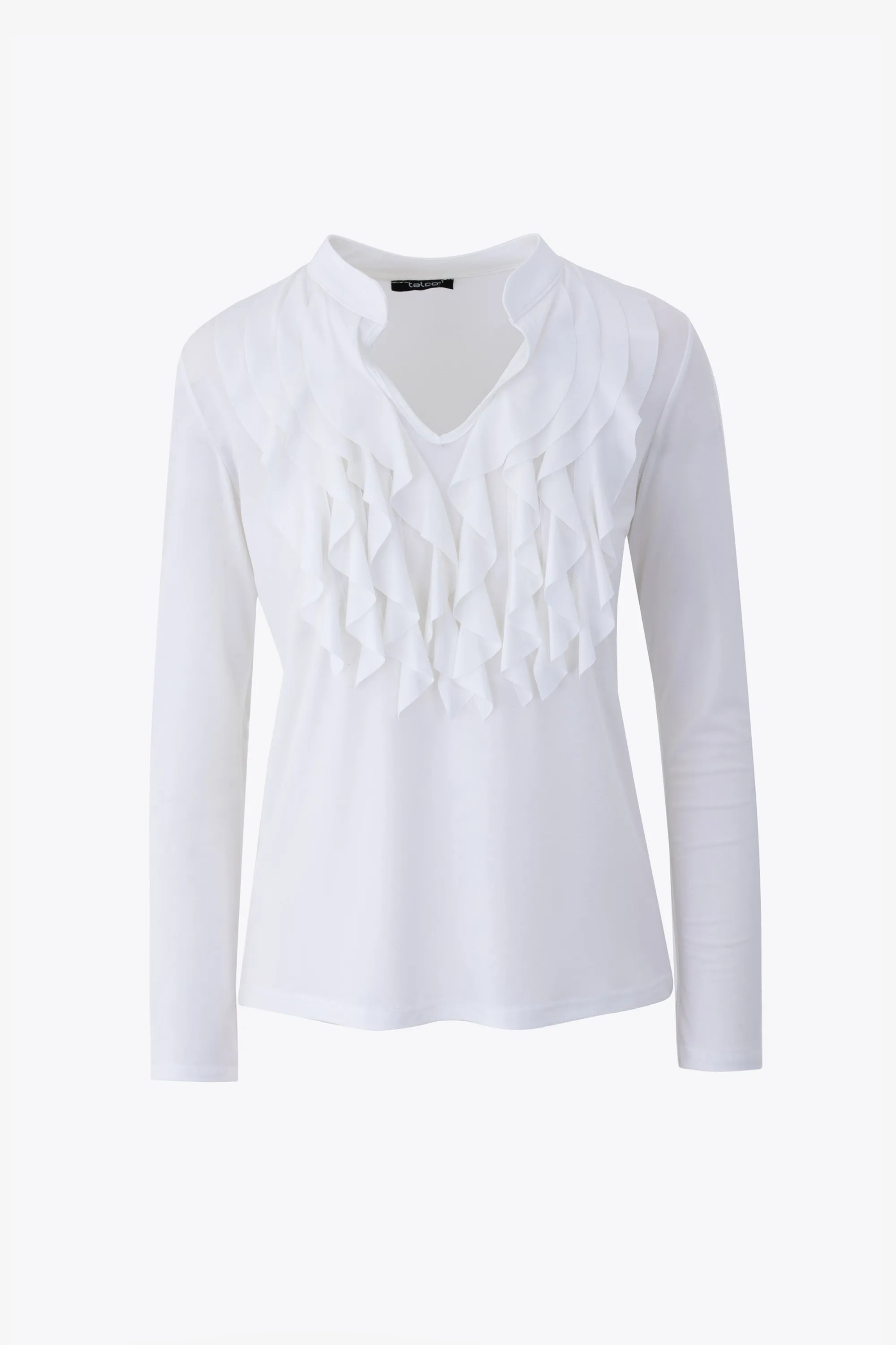 Blusa con rouches in jersey elasticizzato - FW25