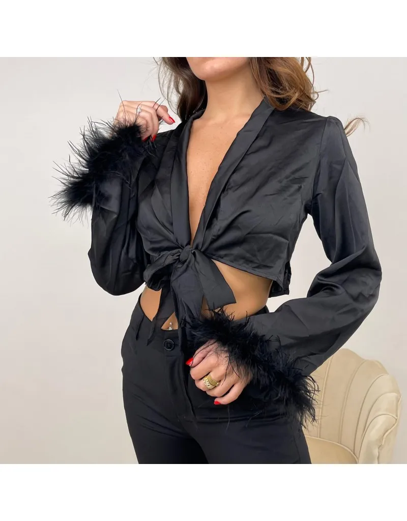 BLUSA PELUCHE NERA