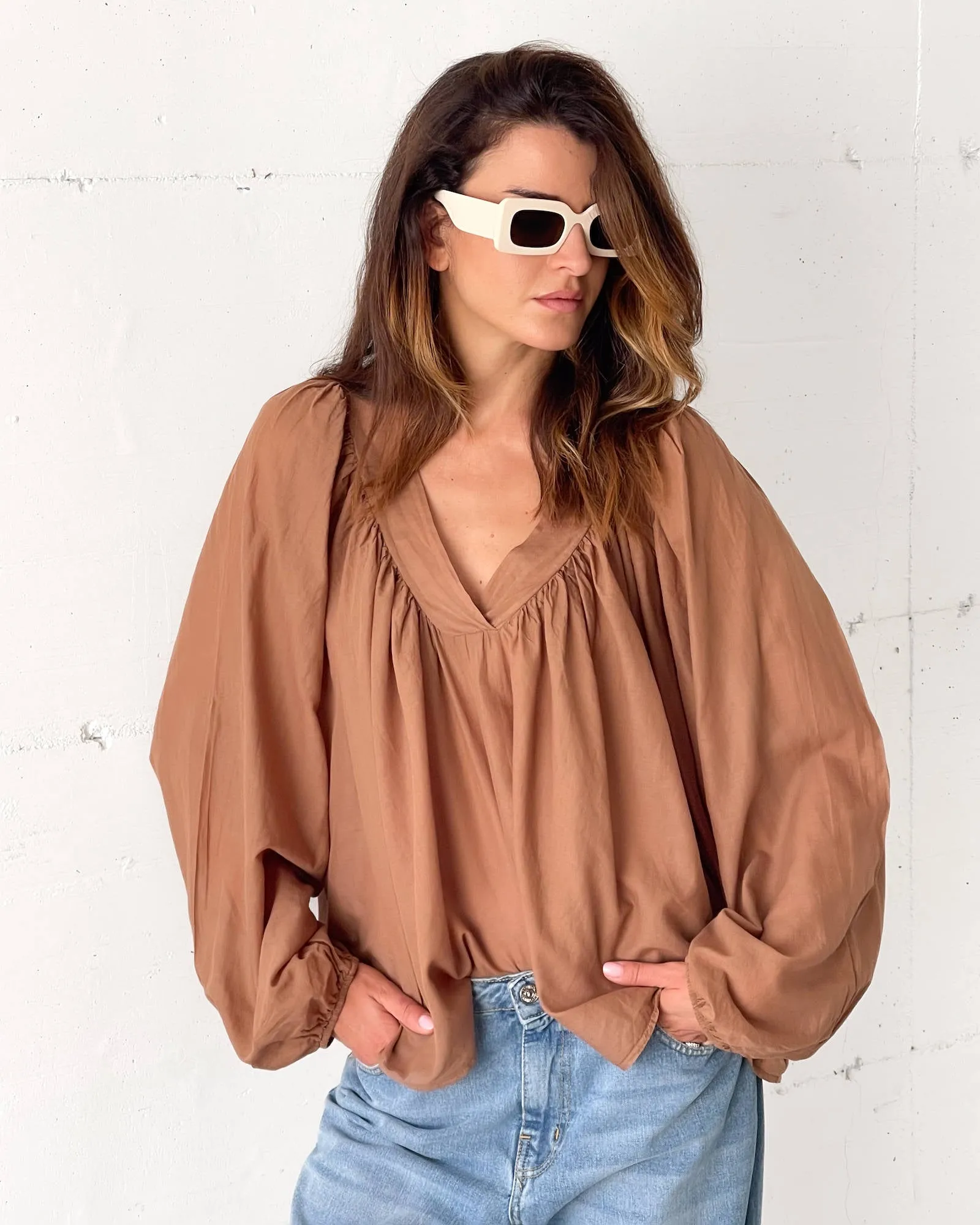 BLUSA ROSITA NOCCIOLA