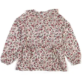 Blusa Veronica Vaniglia E Multicolor Bambina