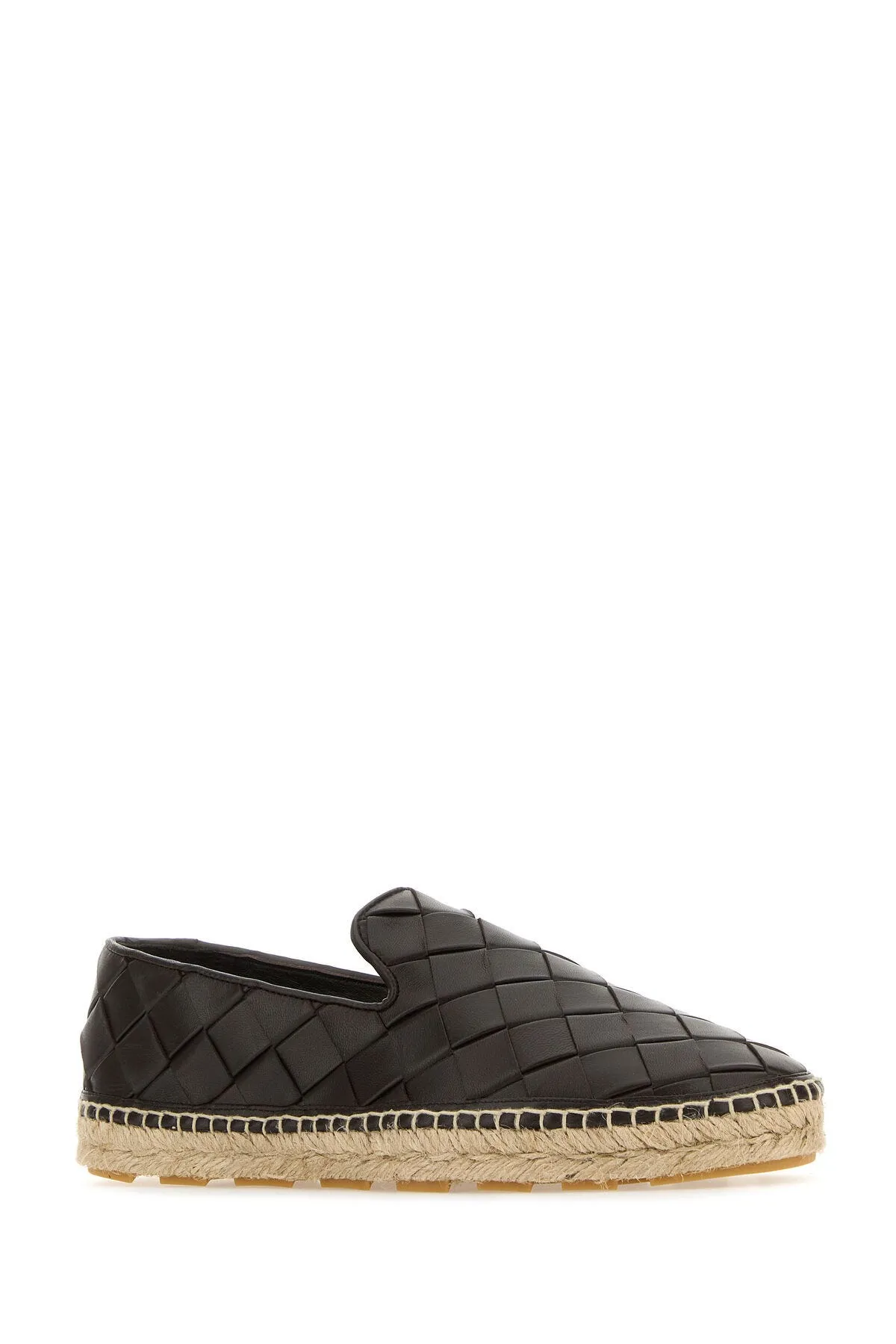 Chocolate leather Jack espadrillas     