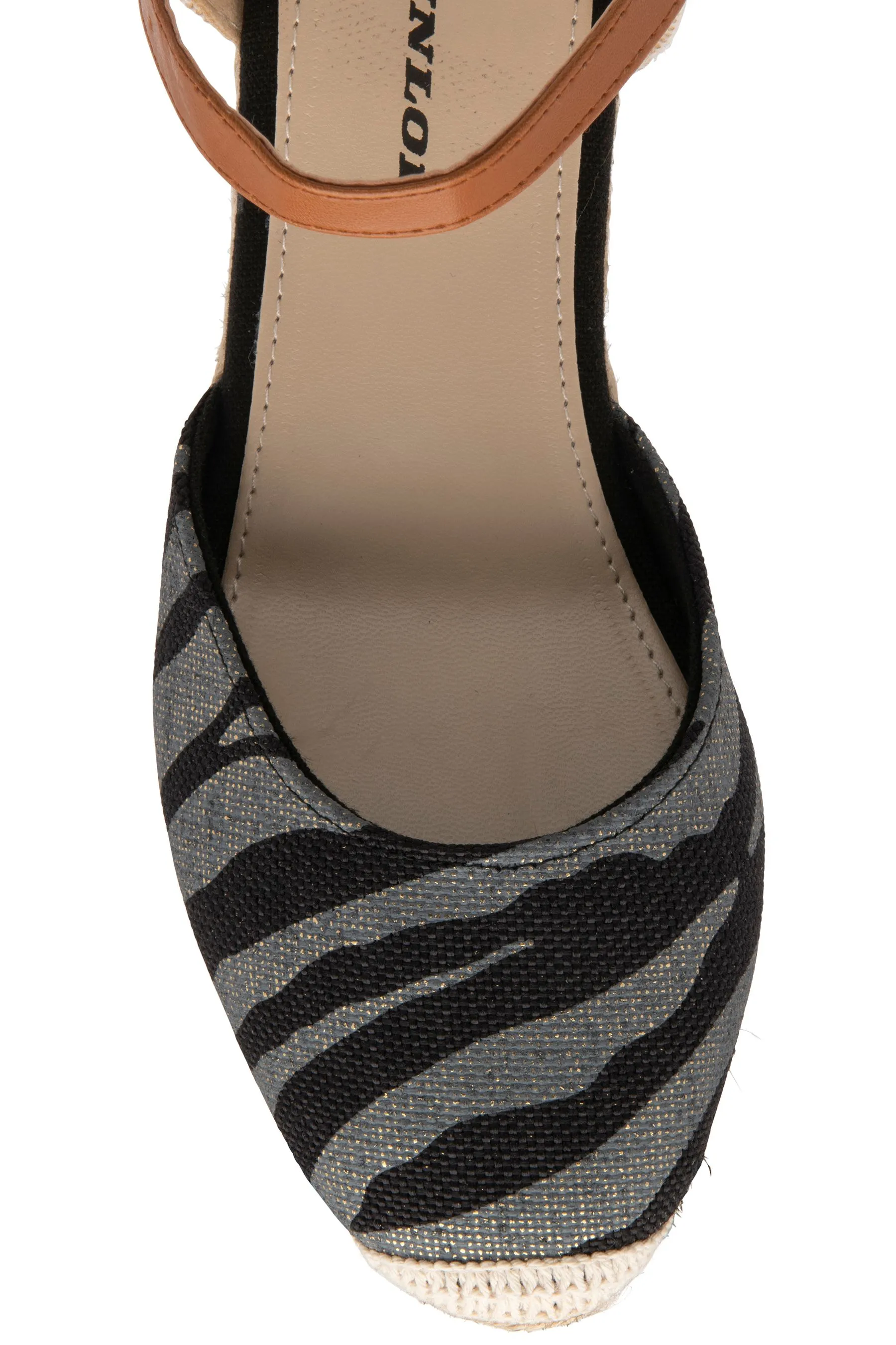 Dunlop - Sandali espadrillas con zeppa    