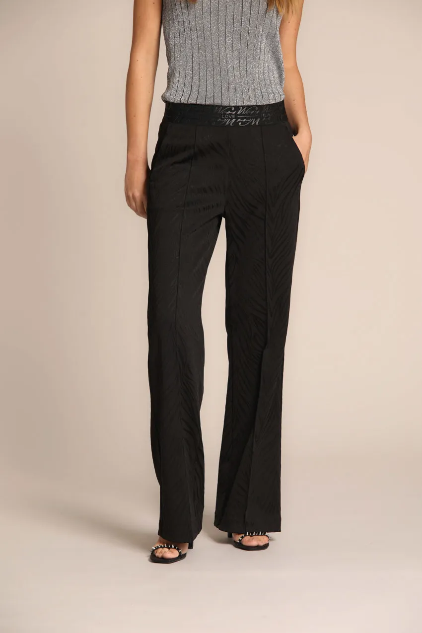 Easy Straight pantalon chino pour femme en jersey imprimé zébré coupe straight