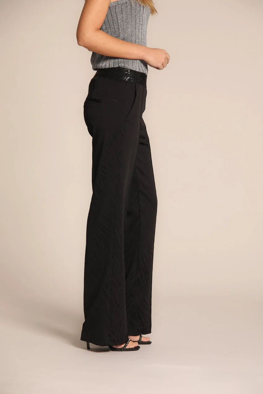 Easy Straight pantalon chino pour femme en jersey imprimé zébré coupe straight