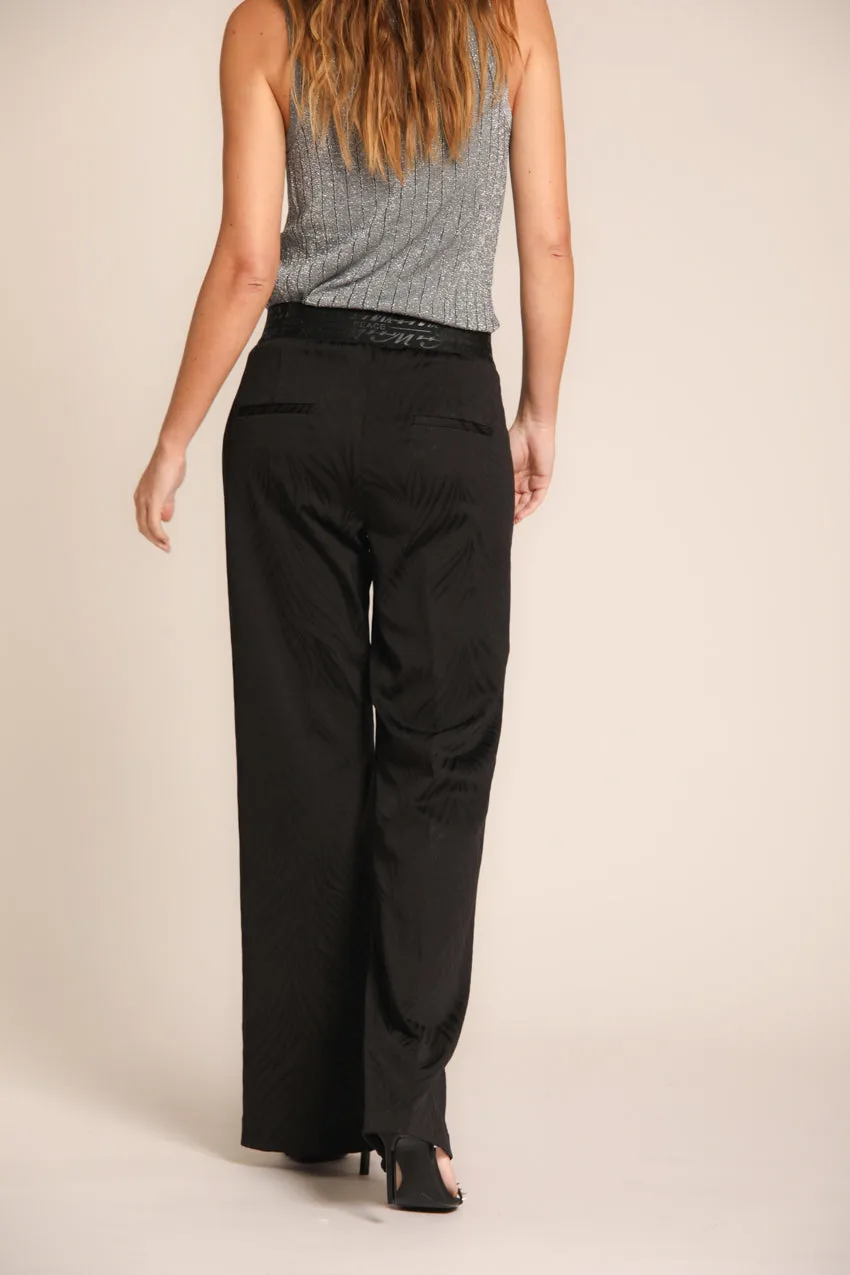 Easy Straight pantalon chino pour femme en jersey imprimé zébré coupe straight