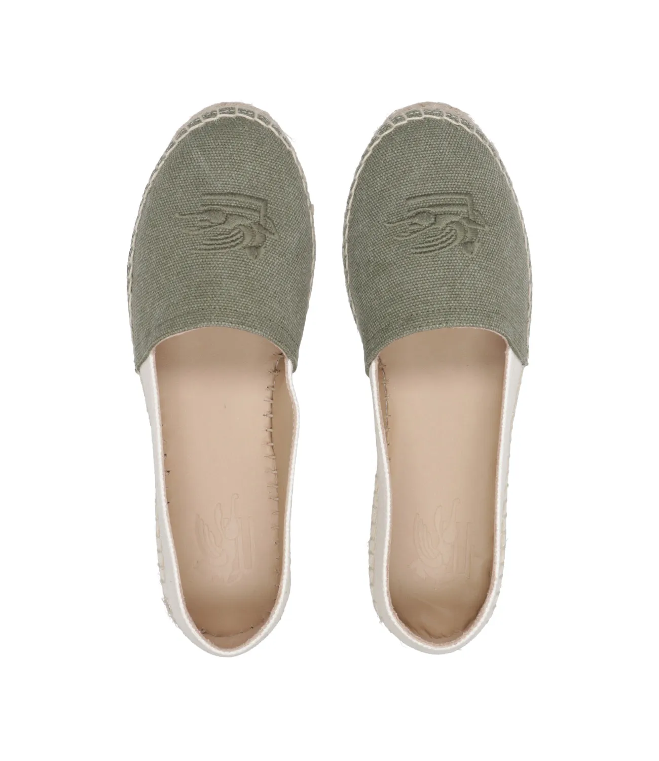 Etro Kids | Espadrillas Verde e Beige