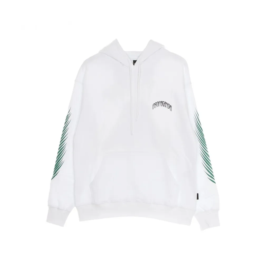 felpa cappuccio uomo panther hoodie WHITE