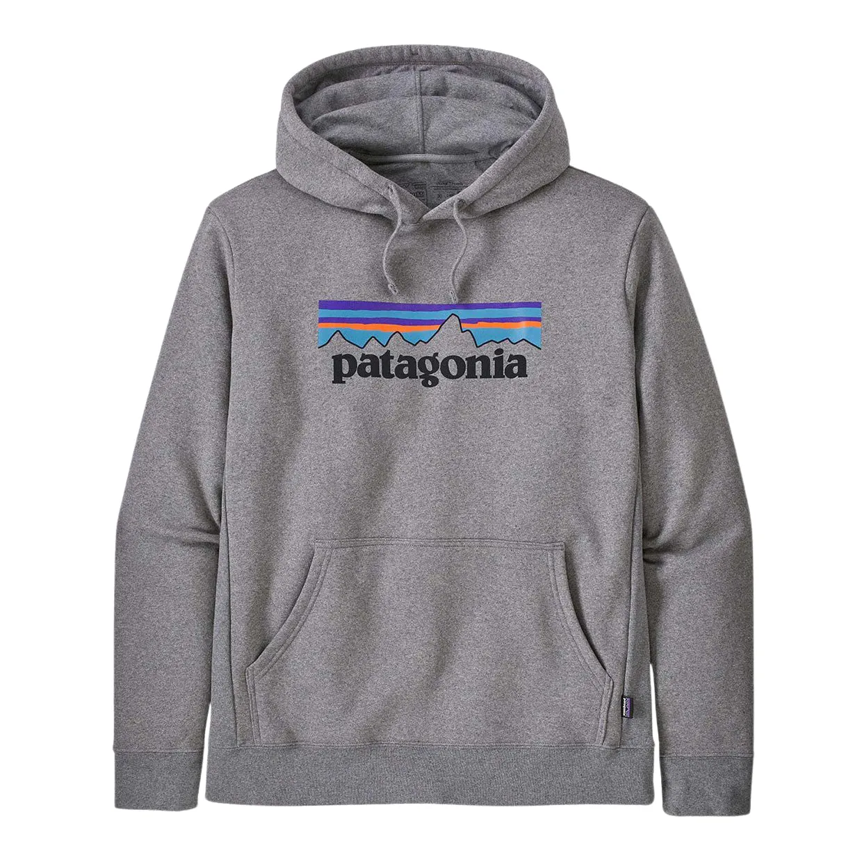 Felpa Uomo Patagonia P-6 Logo Uprisal Grigio