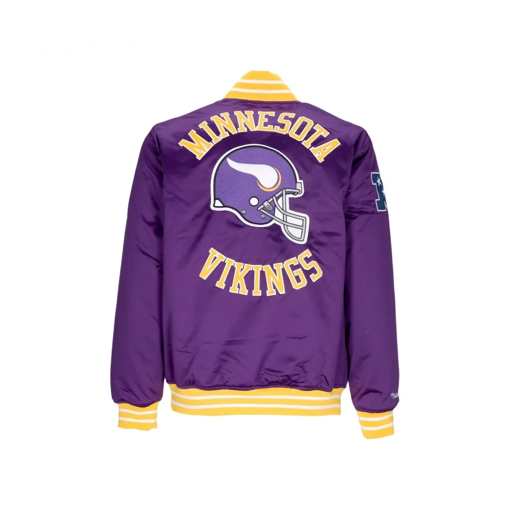 giubbotto bomber uomo nfl heavyweight satin jacket minvik ORIGINAL TEAM COLORS