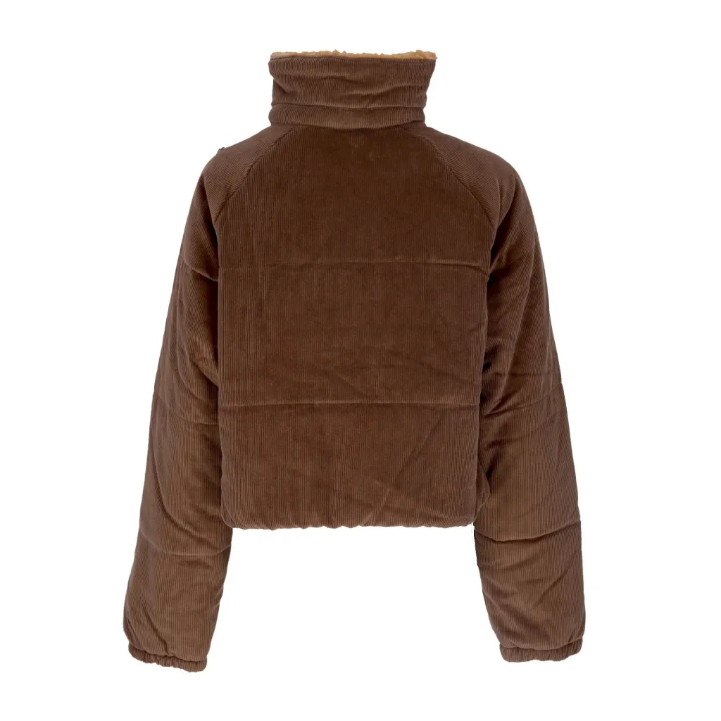 giubbotto corto donna sportswear air therma-fit corduroy winter jacket CACAO WOW/ALE BROWN/ALE BROWN