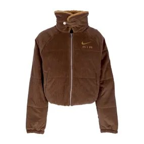 giubbotto corto donna sportswear air therma-fit corduroy winter jacket CACAO WOW/ALE BROWN/ALE BROWN