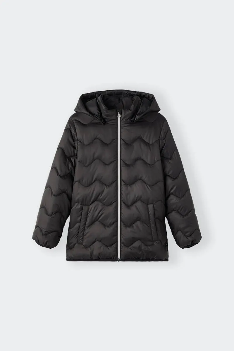 GIUBBOTTO NERO PUFFER JUNIOR