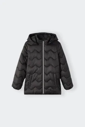 GIUBBOTTO NERO PUFFER JUNIOR