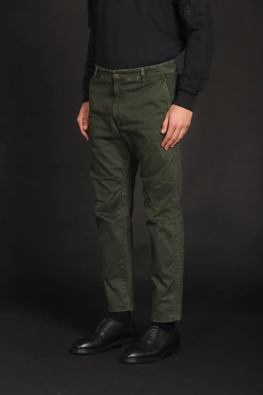 John Coolchinos pantalon chino homme en gabardine Logo Limited Edition coupe carrot ①.