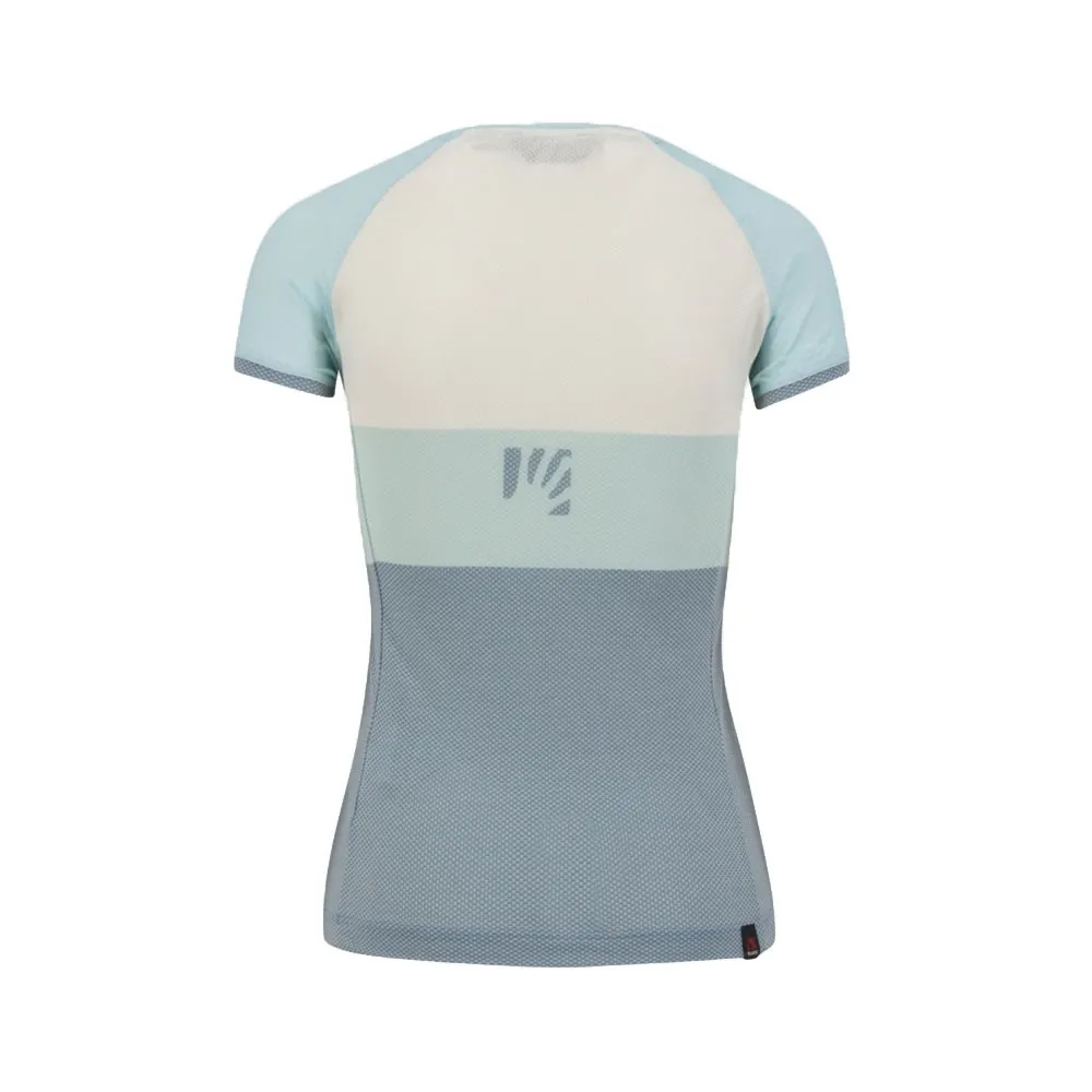 Karpos Maglia Trekking Moved Evo Bianco Azzurro Donna