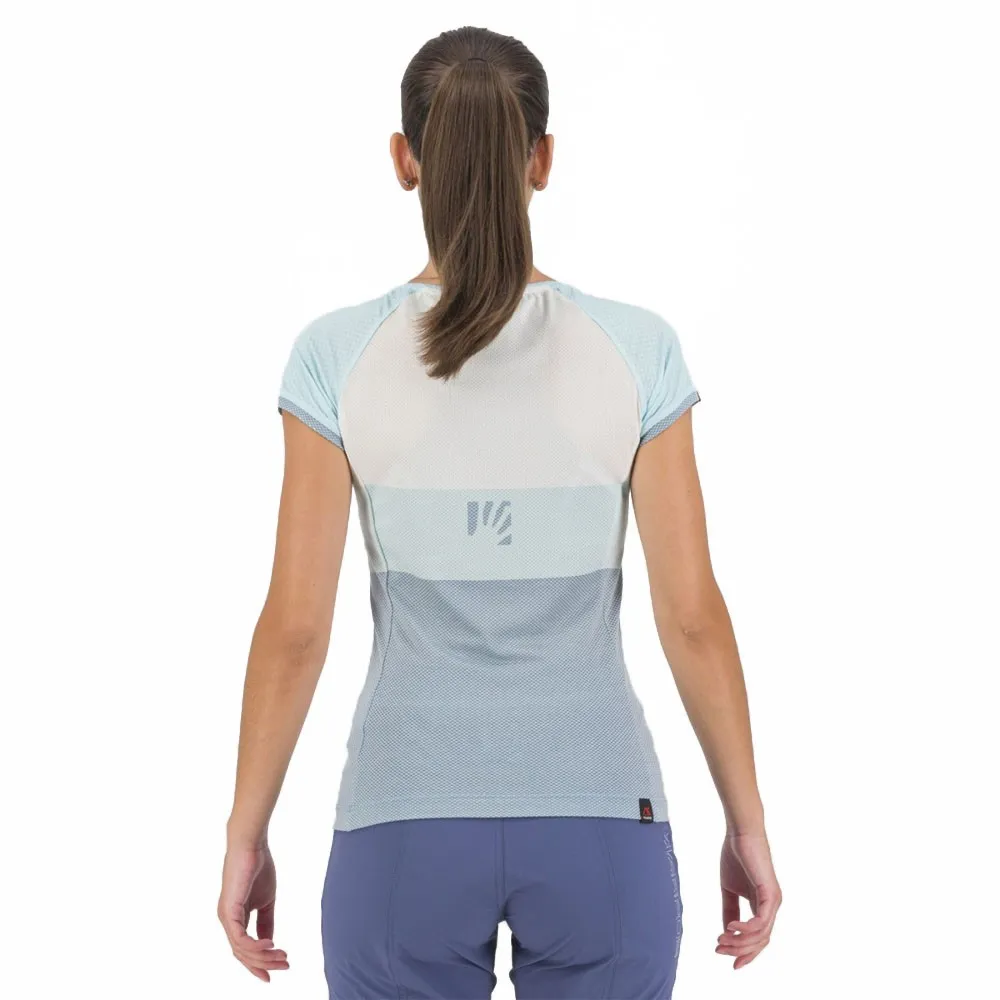 Karpos Maglia Trekking Moved Evo Bianco Azzurro Donna