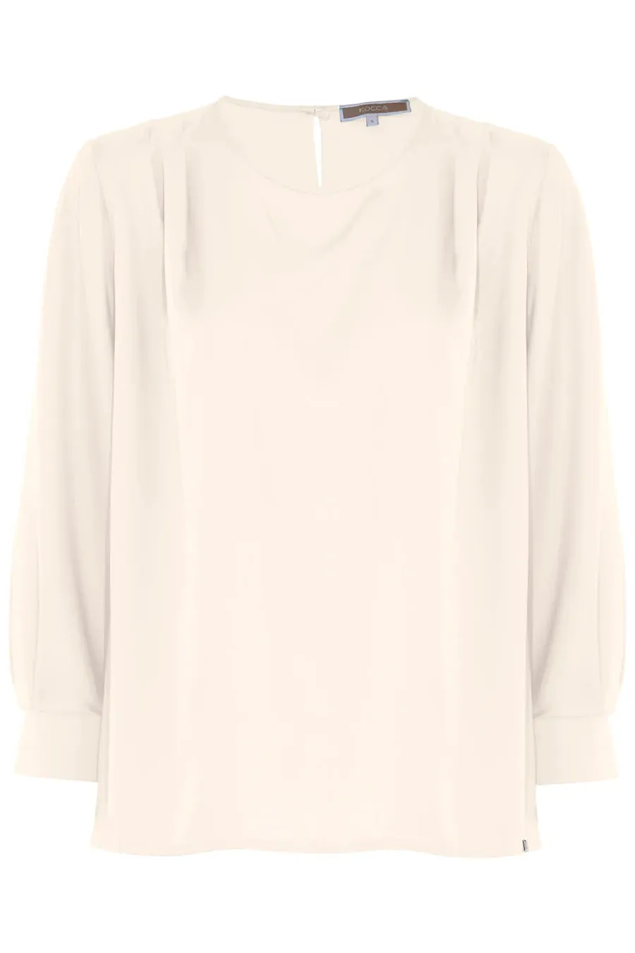 Kocca blusa panna in satin