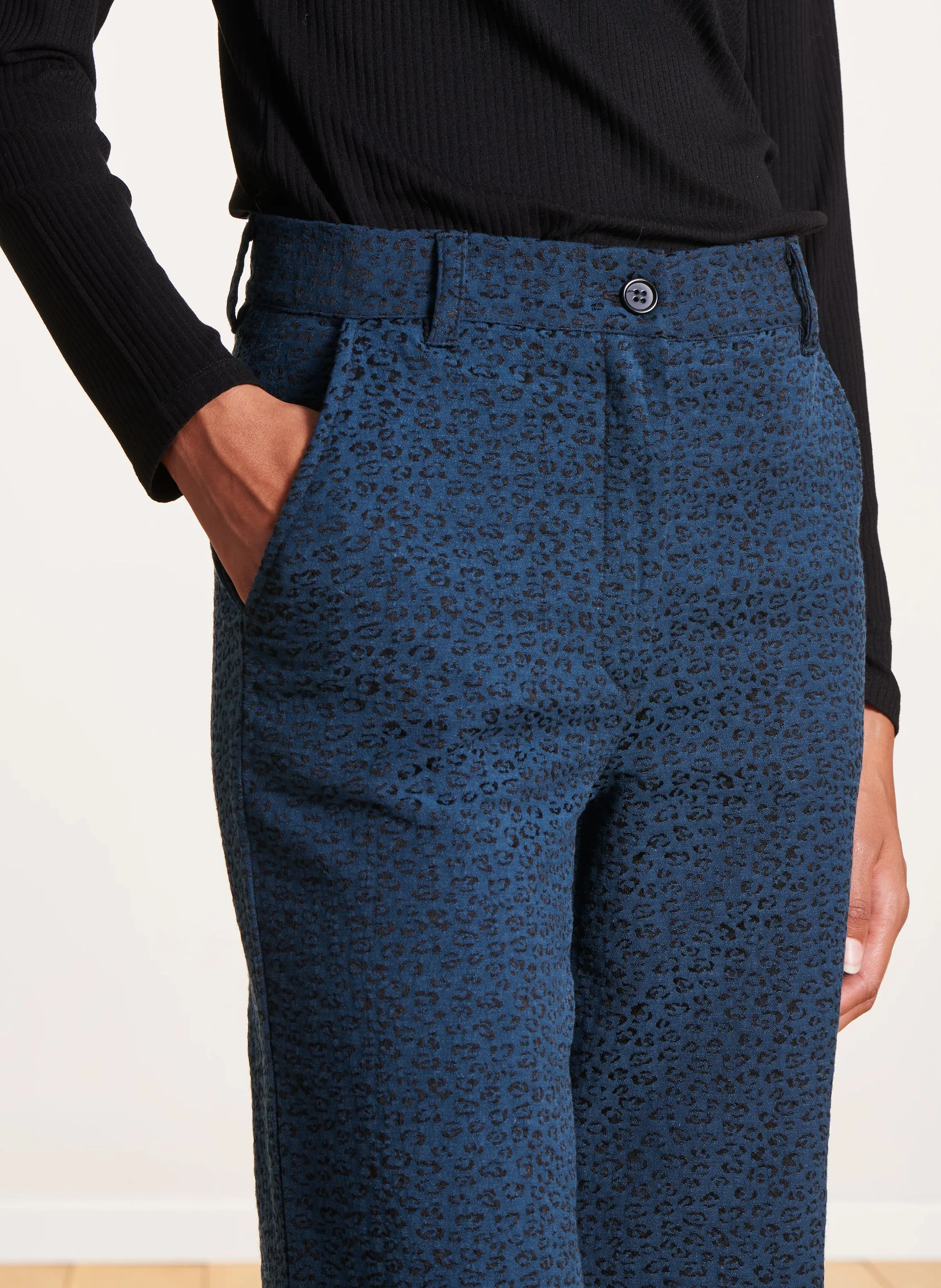  LA FEE MARABOUTEE   Pantaloni chino in misto cotone | Multicolore