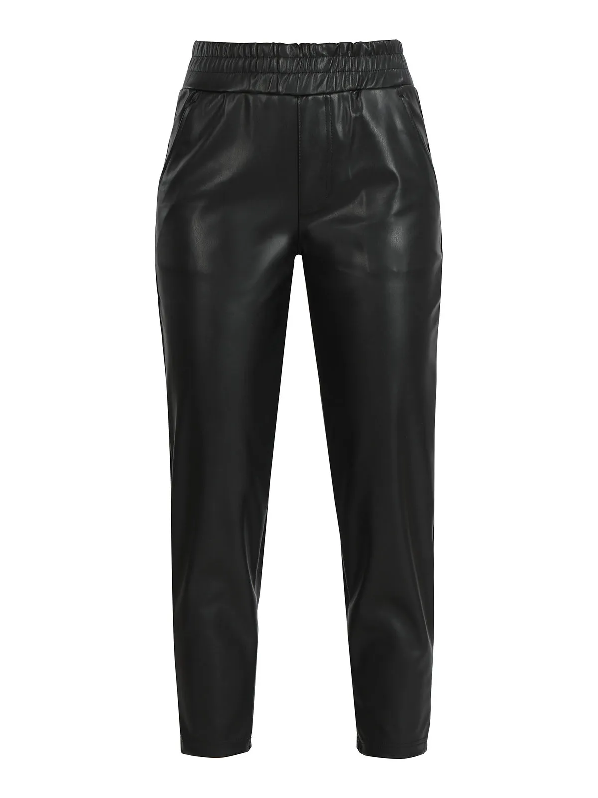 Louise Doro Pantalon femme taille haute effet cuir