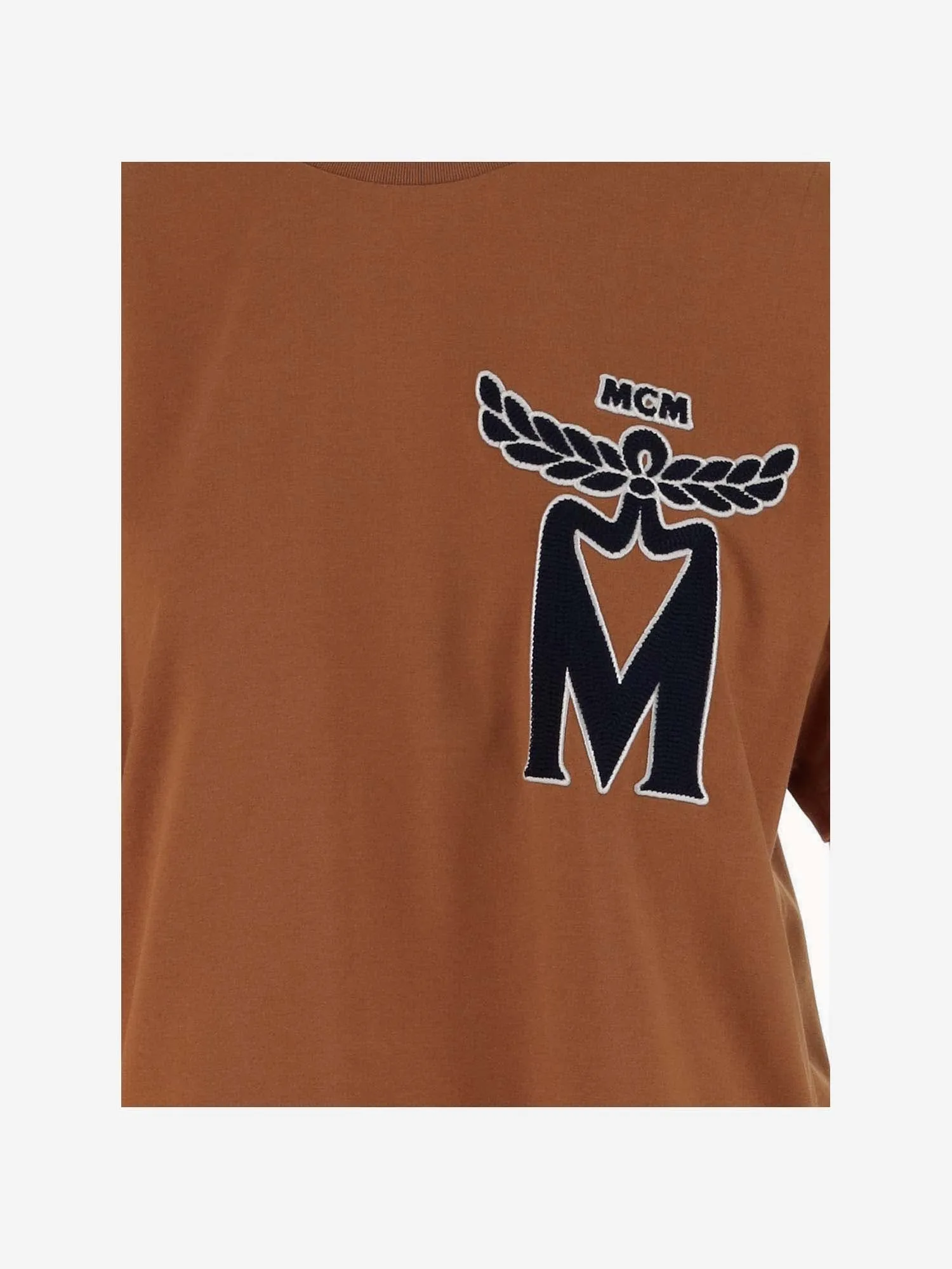 Maglietta di cotone MCM con logo
