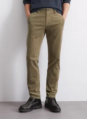  MARC O'POLO   Pantaloni dritti in misto cotone bio | Marrone