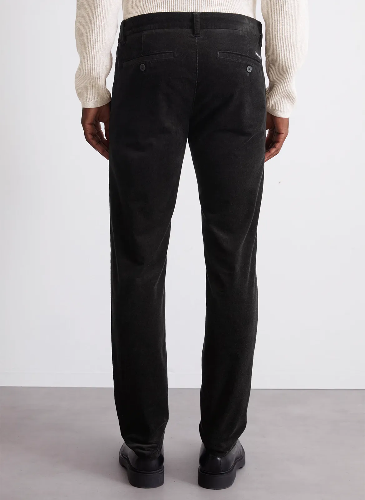  MARC O'POLO   Pantaloni dritti in misto cotone bio | Nero