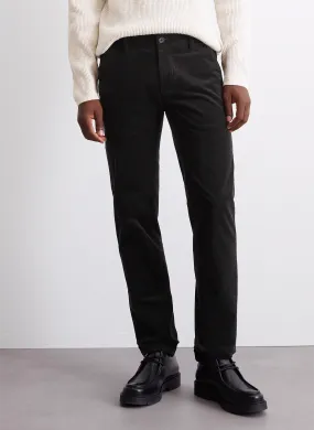  MARC O'POLO   Pantaloni dritti in misto cotone bio | Nero