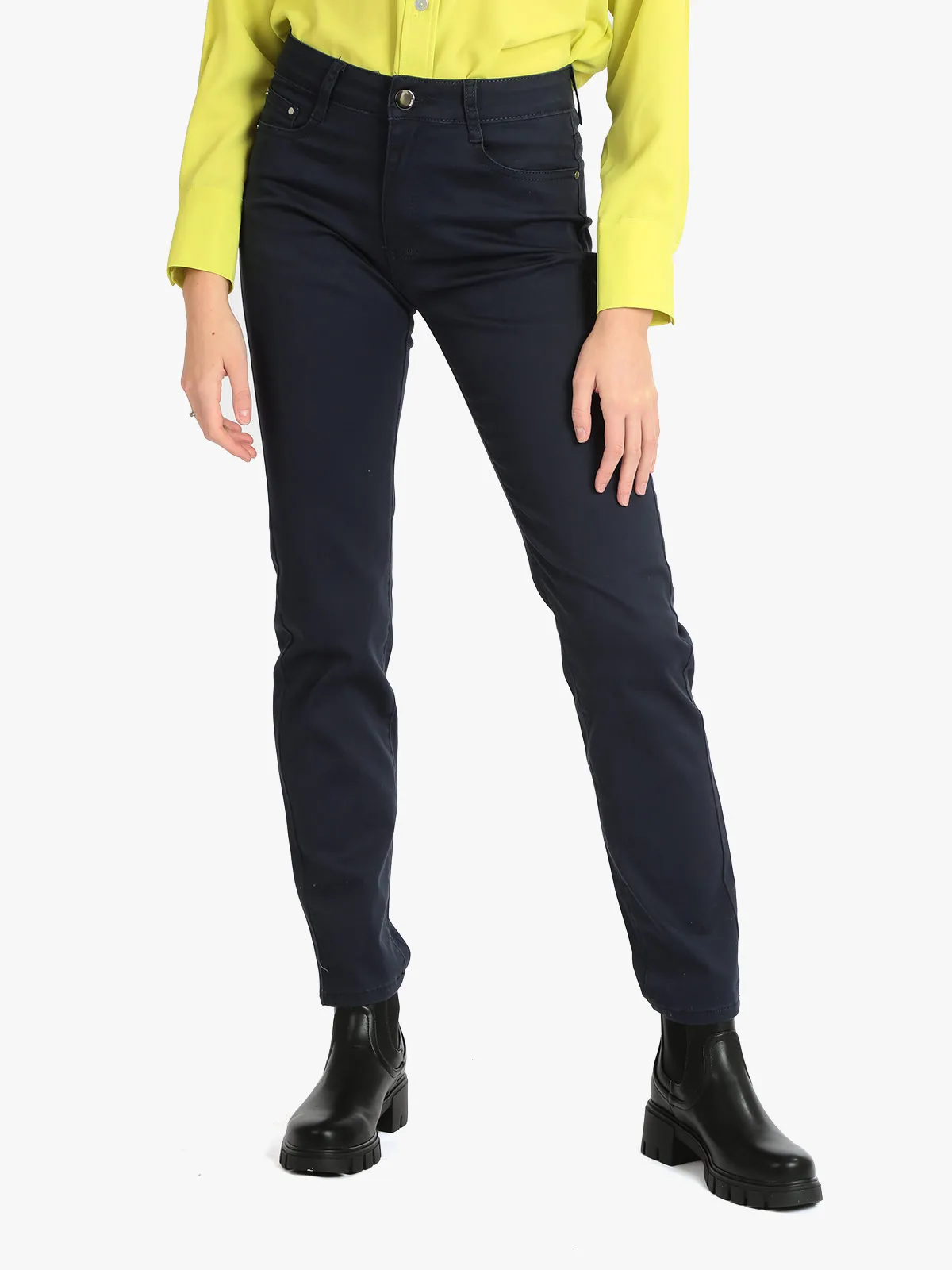 Max & Liu Pantalon femme modèle régulier