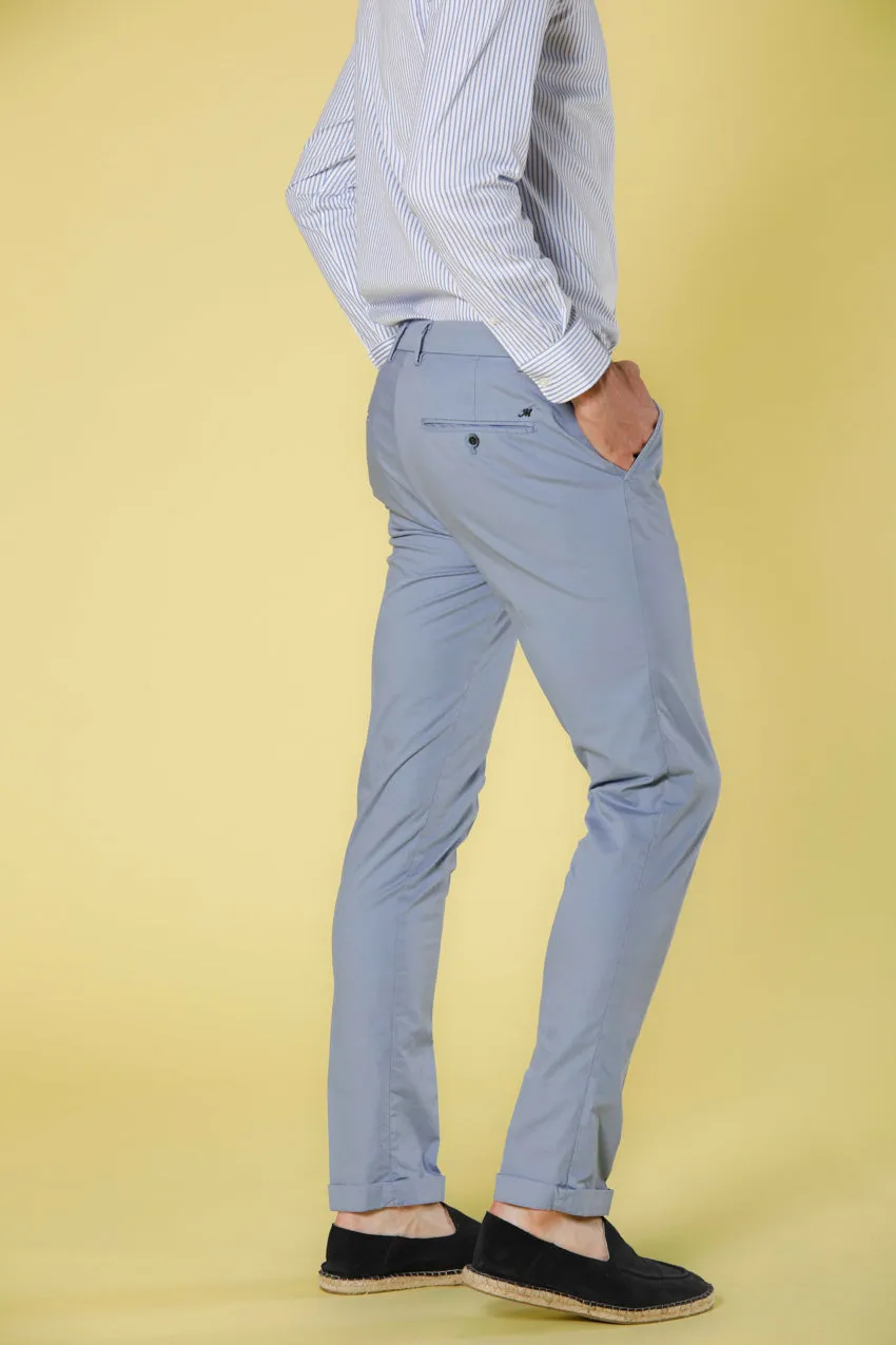 Milano Style pantalon chino homme en gabardine stretch extra slim ①