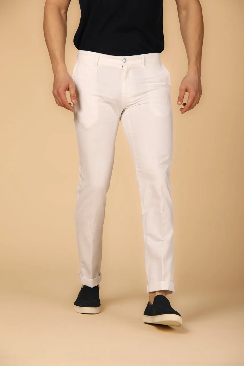 New York City pantalon chino homme en résca du coton et chanvre régulière