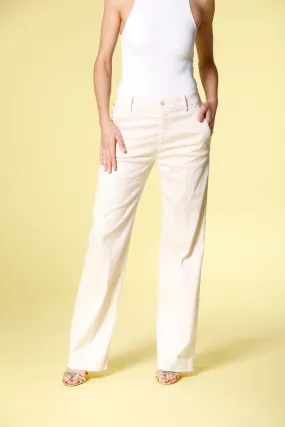 New York Straight pantalon chino femme en twill tencel straight ①