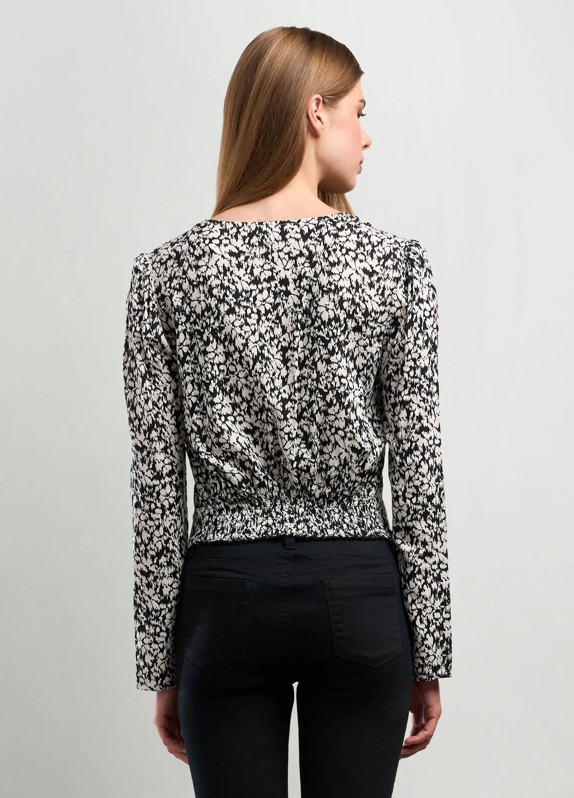 NICE & CHIC  Blusa in pura viscosa con stampa donna