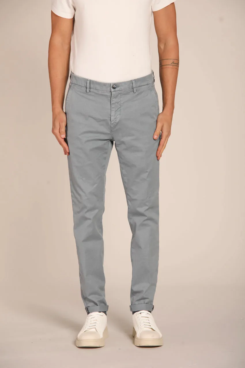 Osaka Style pantalon chino homme en coton modal stretch coupe carrot