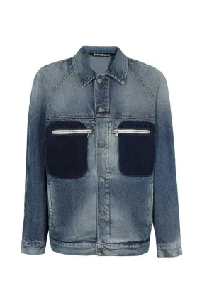 Palm Angels Giacca In Denim Di Cotone