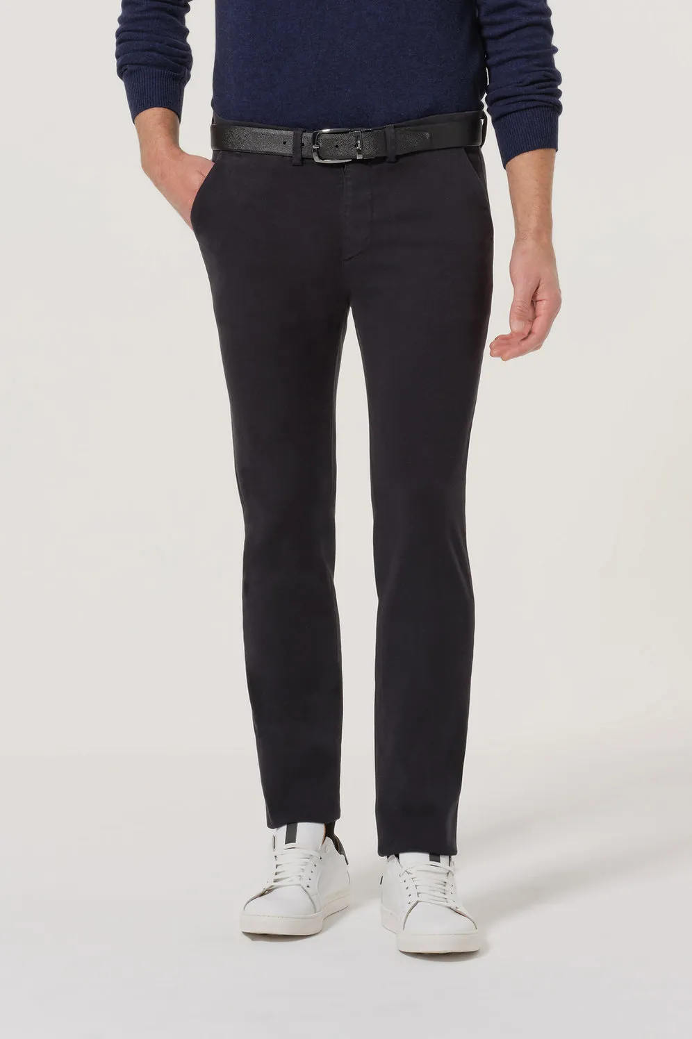 Pantaloni Chino Armatura Slim Fit Blu