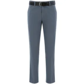 Pantaloni chino Henk ter Horst in cotone stretch Blu a pois