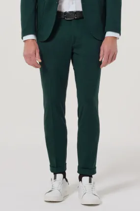 Pantaloni Chino Punto Milano Verde Bosco