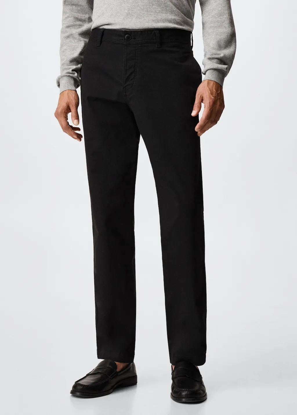 Pantaloni chino straight-fit