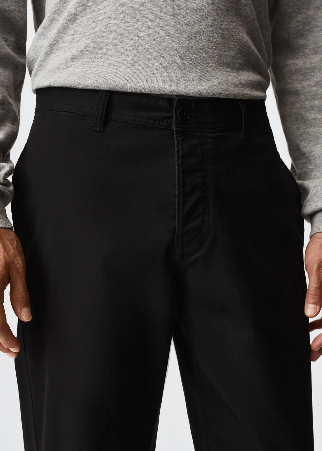 Pantaloni chino straight-fit