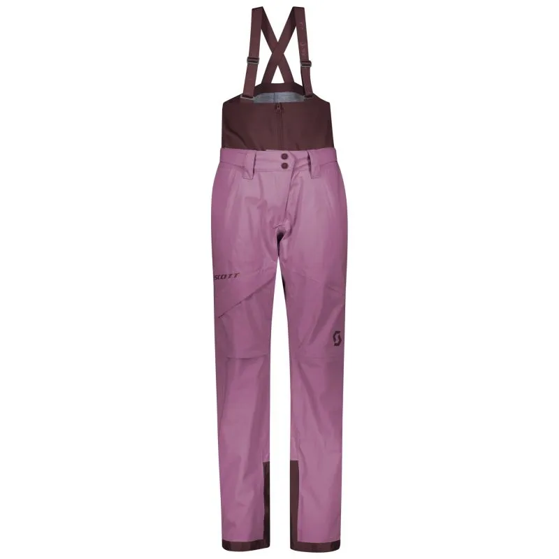 Pantaloni da sci Scott Vertic 3L (Rosa ribes) Donna