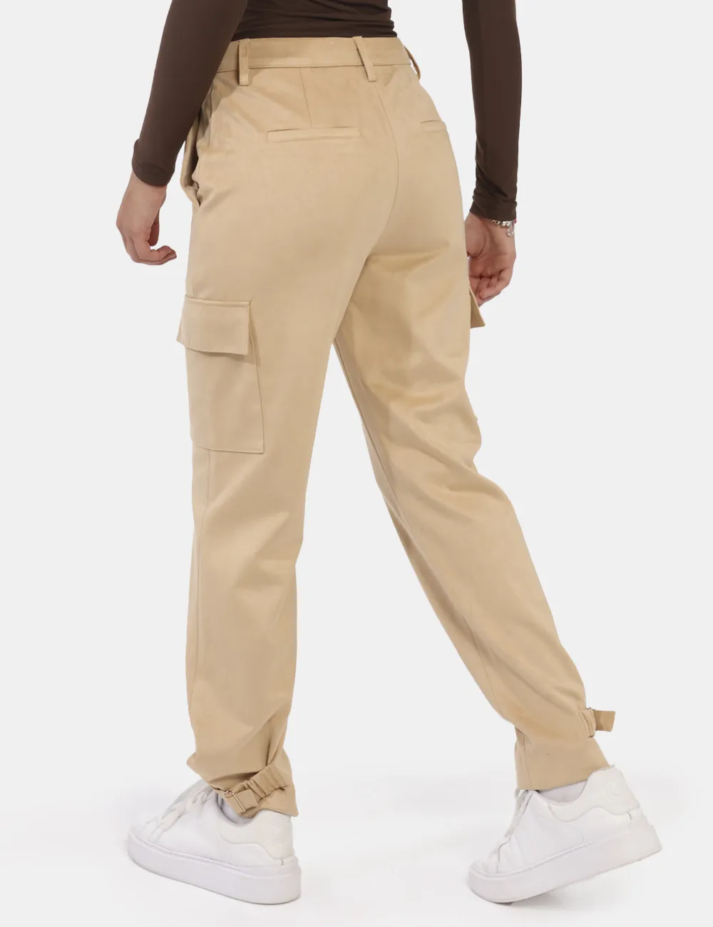 Pantaloni Guess Beige